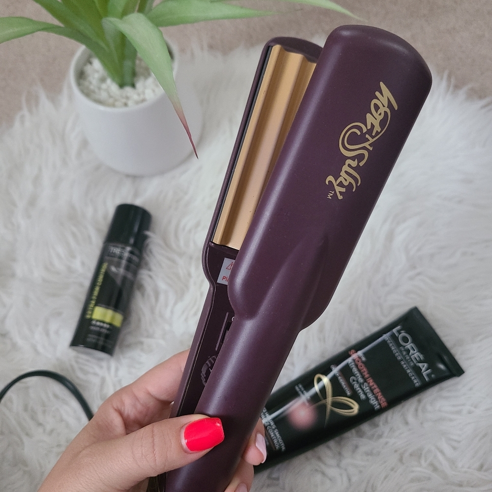 Hair crimping iron